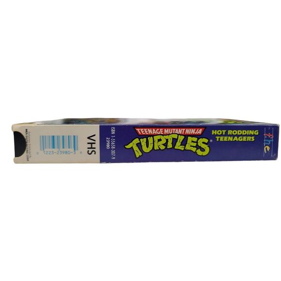Teenage Mutant Ninja Turtles Hot Rodding Teenagers VHS 1988 TMNT Vintage - Picture 7 of 8